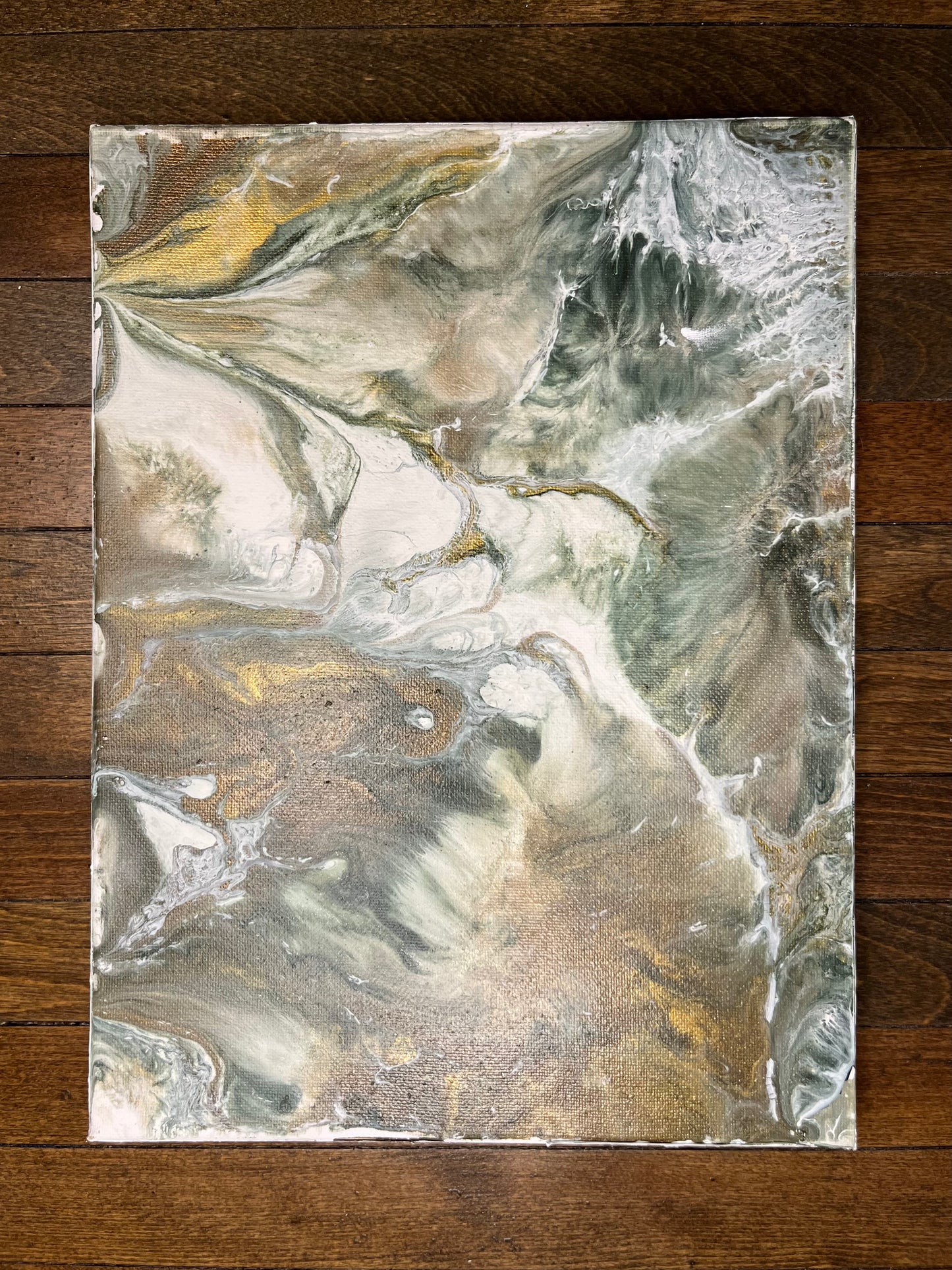 Earth #1 – ORIGINAL Acrylic Pouring Painting