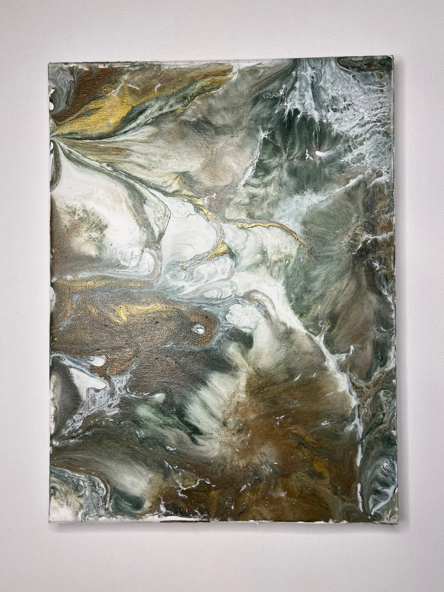 Earth #1 – ORIGINAL Acrylic Pouring Painting