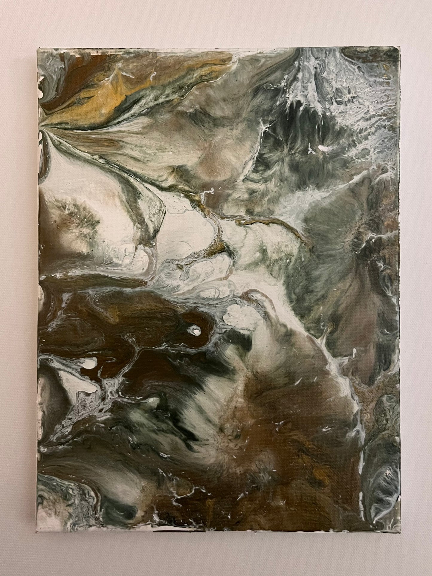 Earth #1 – ORIGINAL Acrylic Pouring Painting