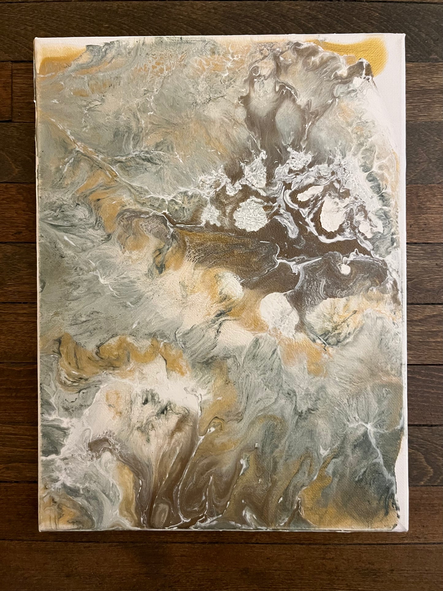 Earth #2 – ORIGINAL Acrylic Pouring Painting