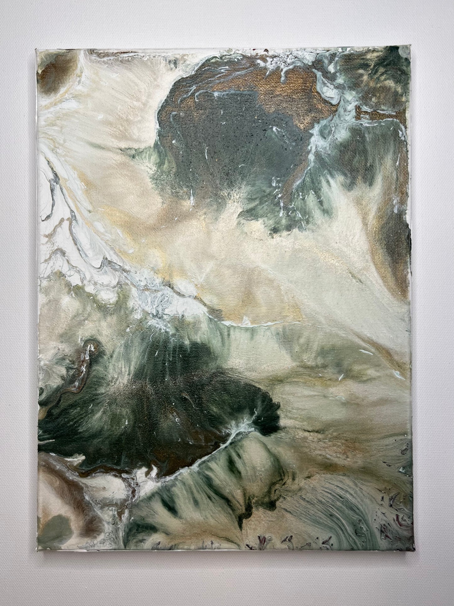 Earth #3 – ORIGINAL Acrylic Pouring Painting