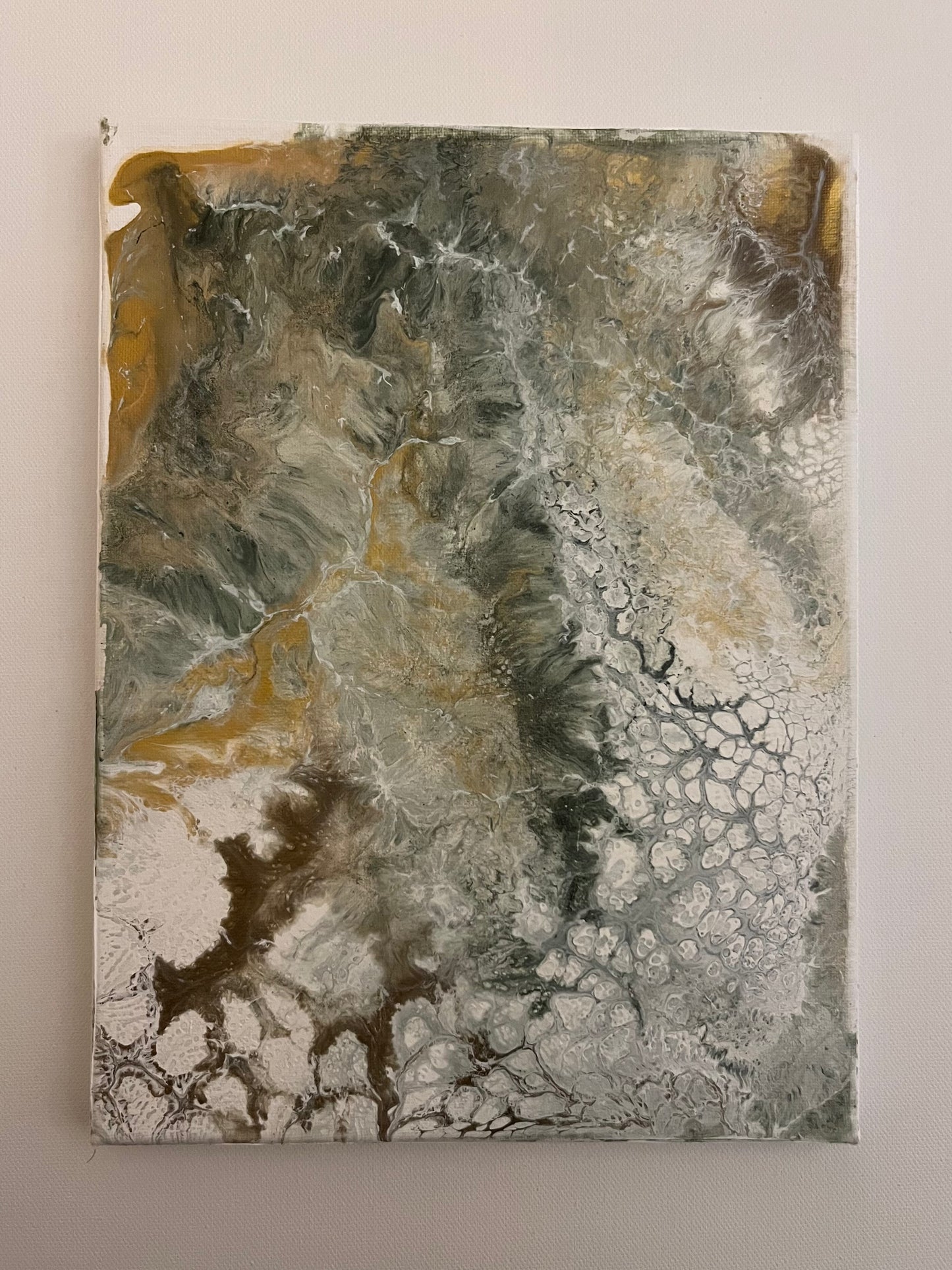 Earth #4 – ORIGINAL Acrylic Pouring Painting