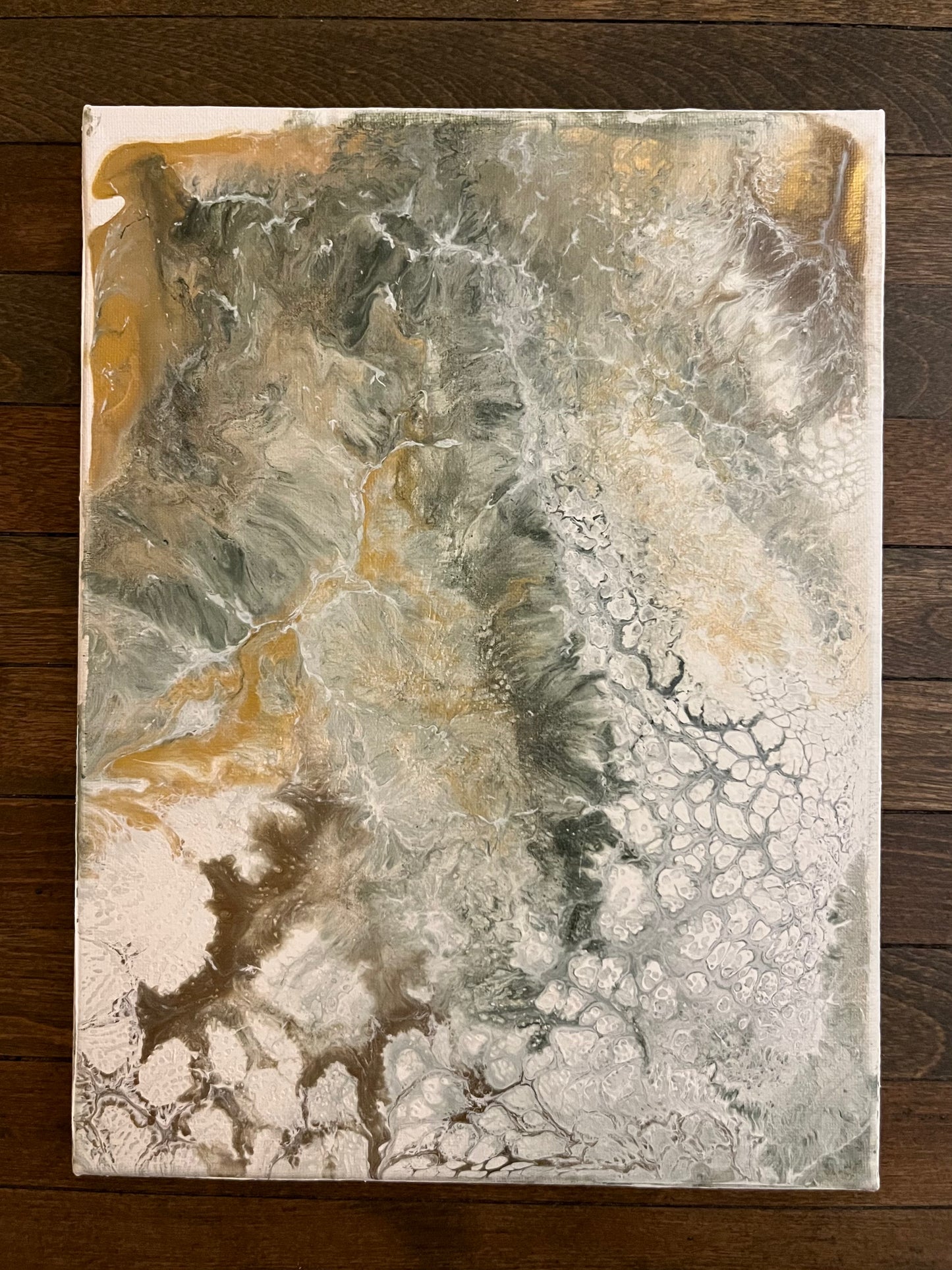 Earth #4 – ORIGINAL Acrylic Pouring Painting