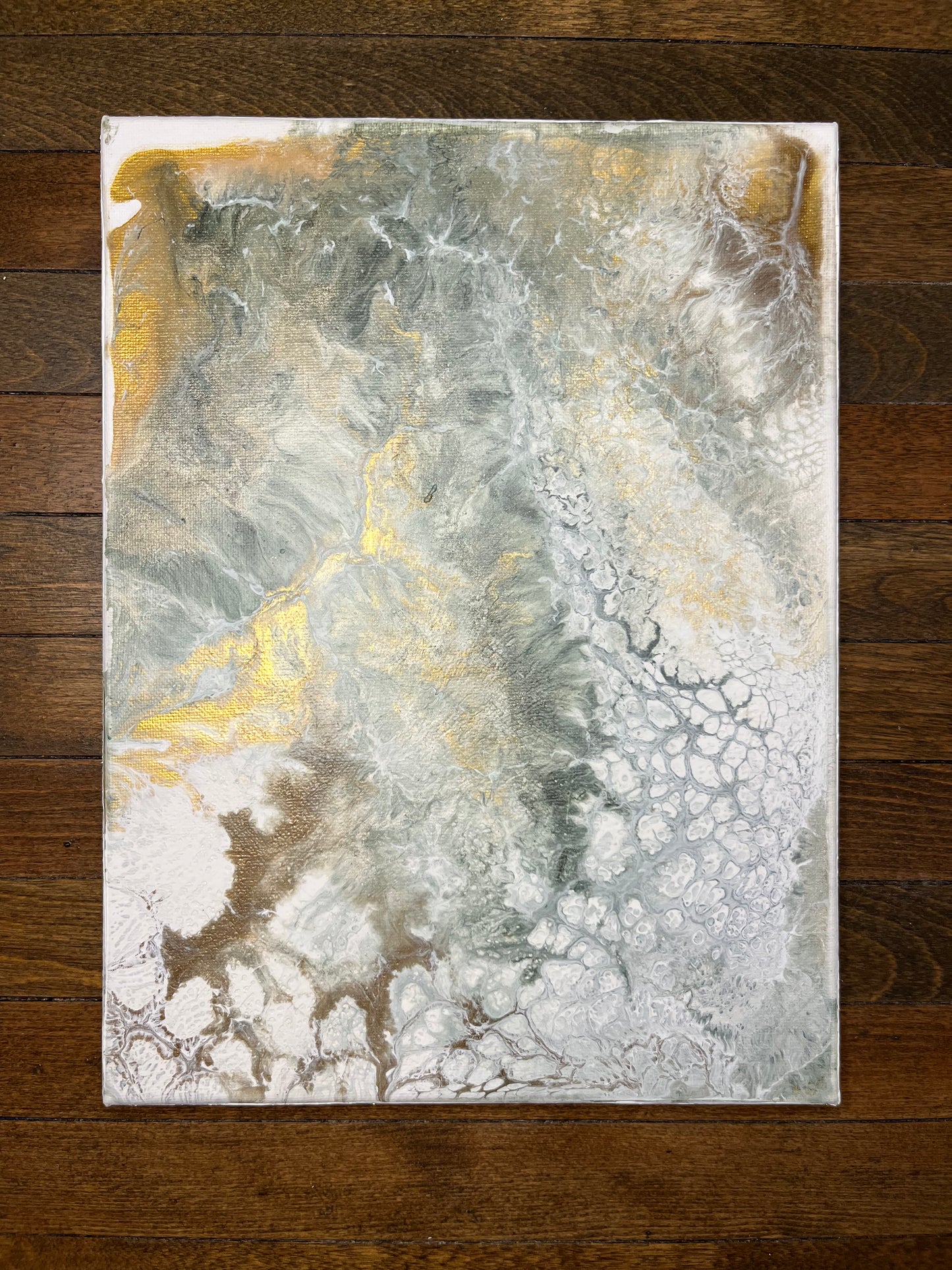 Earth #4 – ORIGINAL Acrylic Pouring Painting