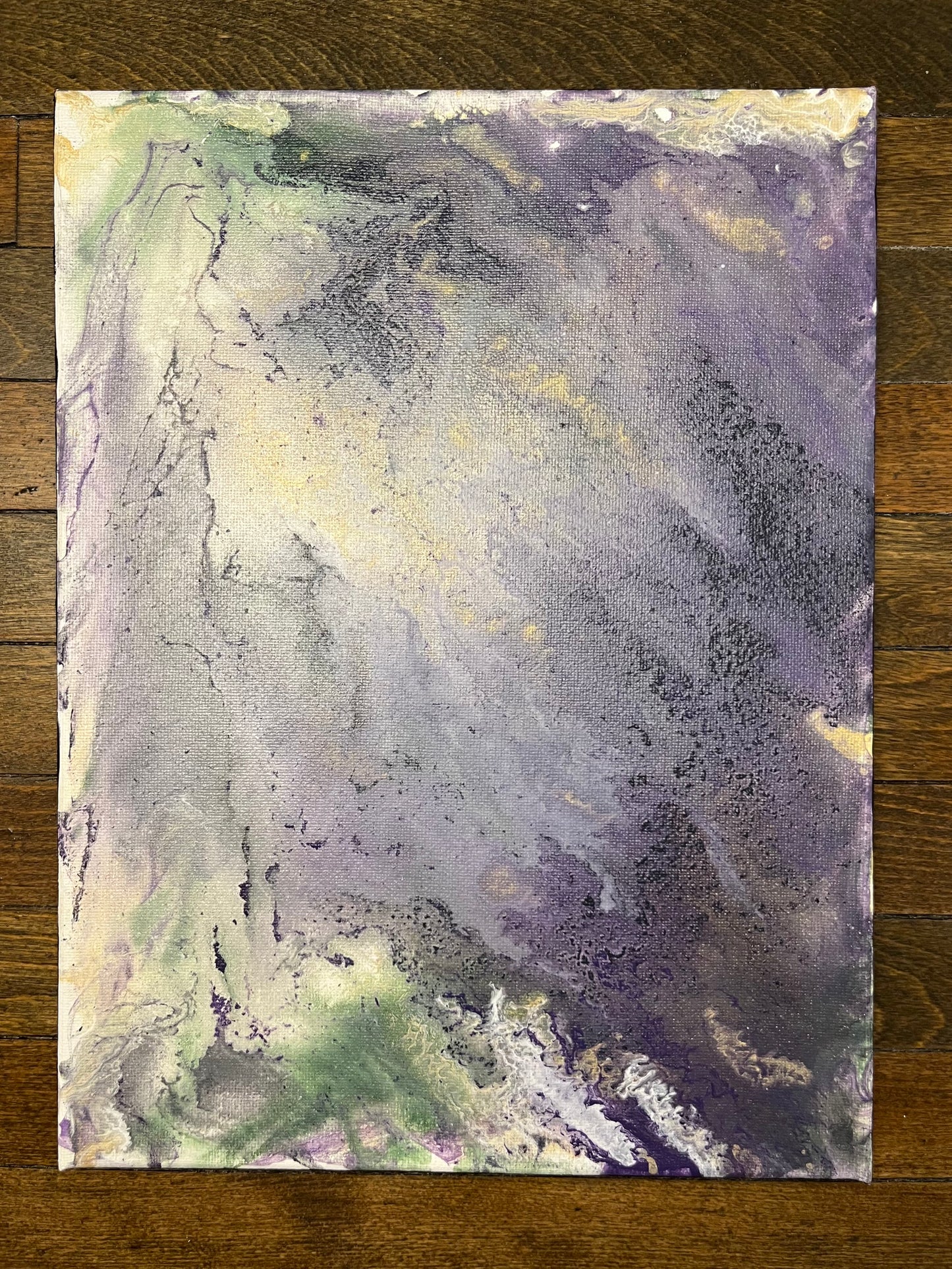 Fluorite #1 – ORIGINAL Acrylic Pouring Painting