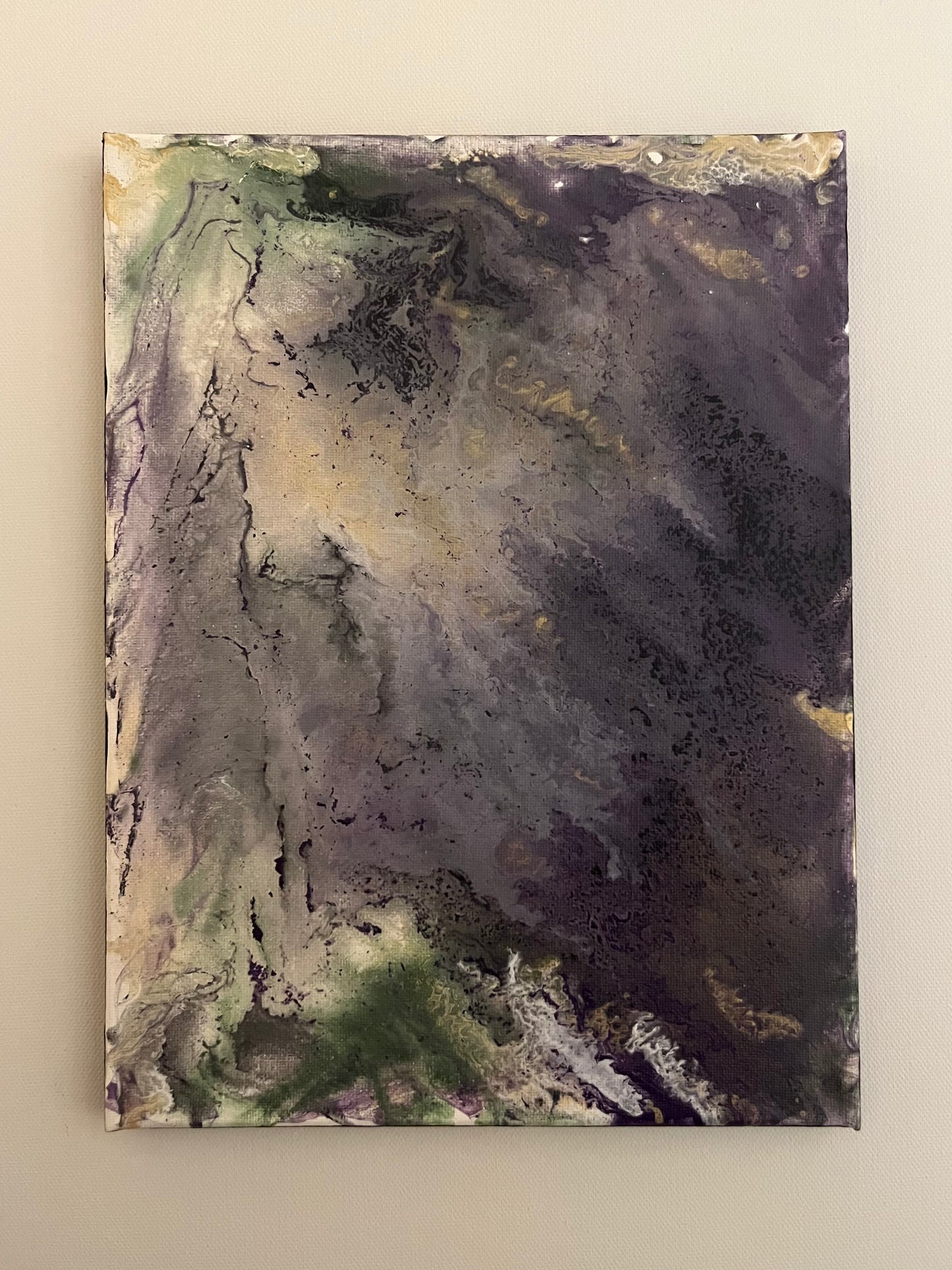 Fluorite #1 – ORIGINAL Acrylic Pouring Painting