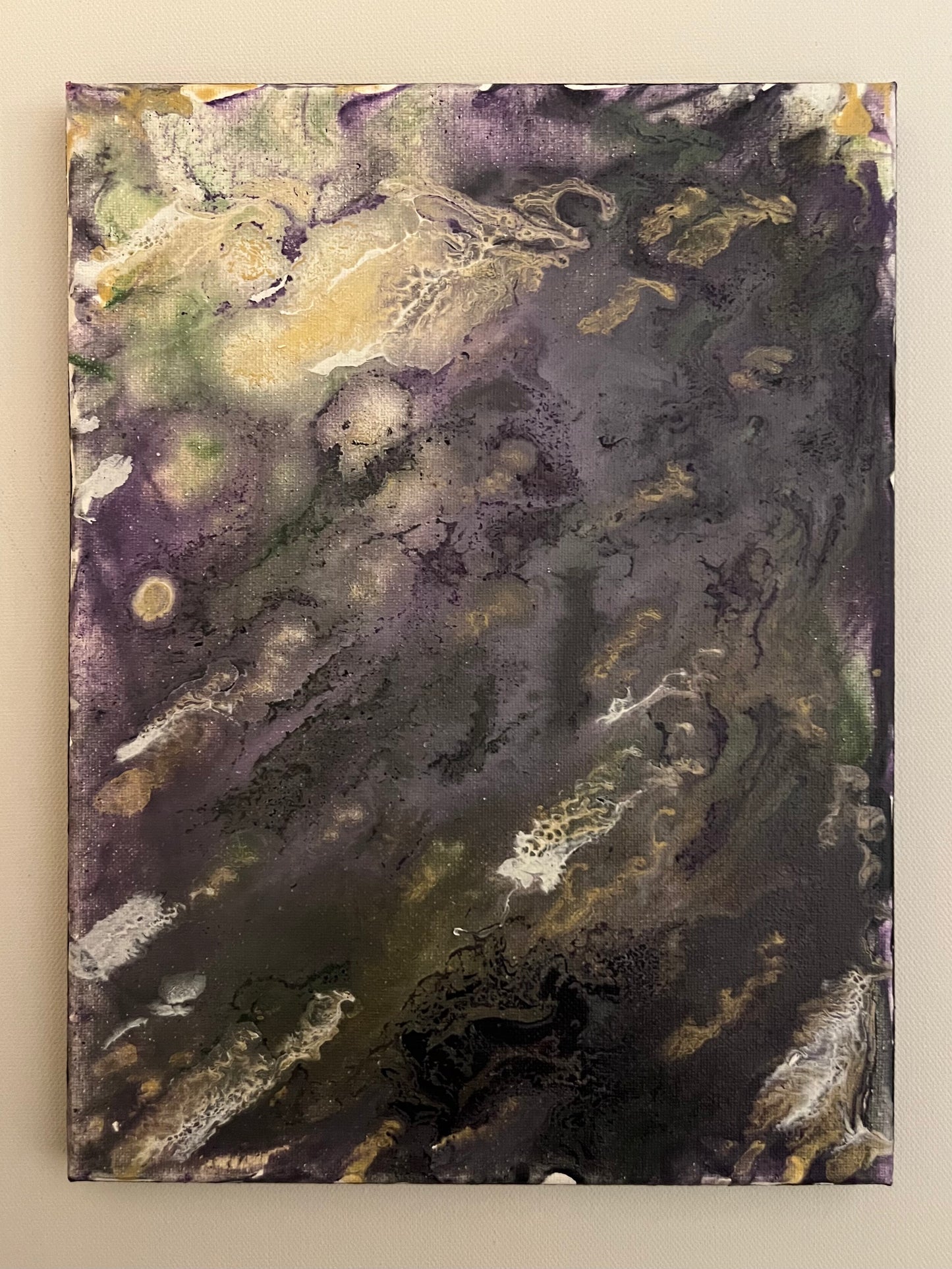Fluorite #2 – ORIGINAL Acrylic Pouring Painting
