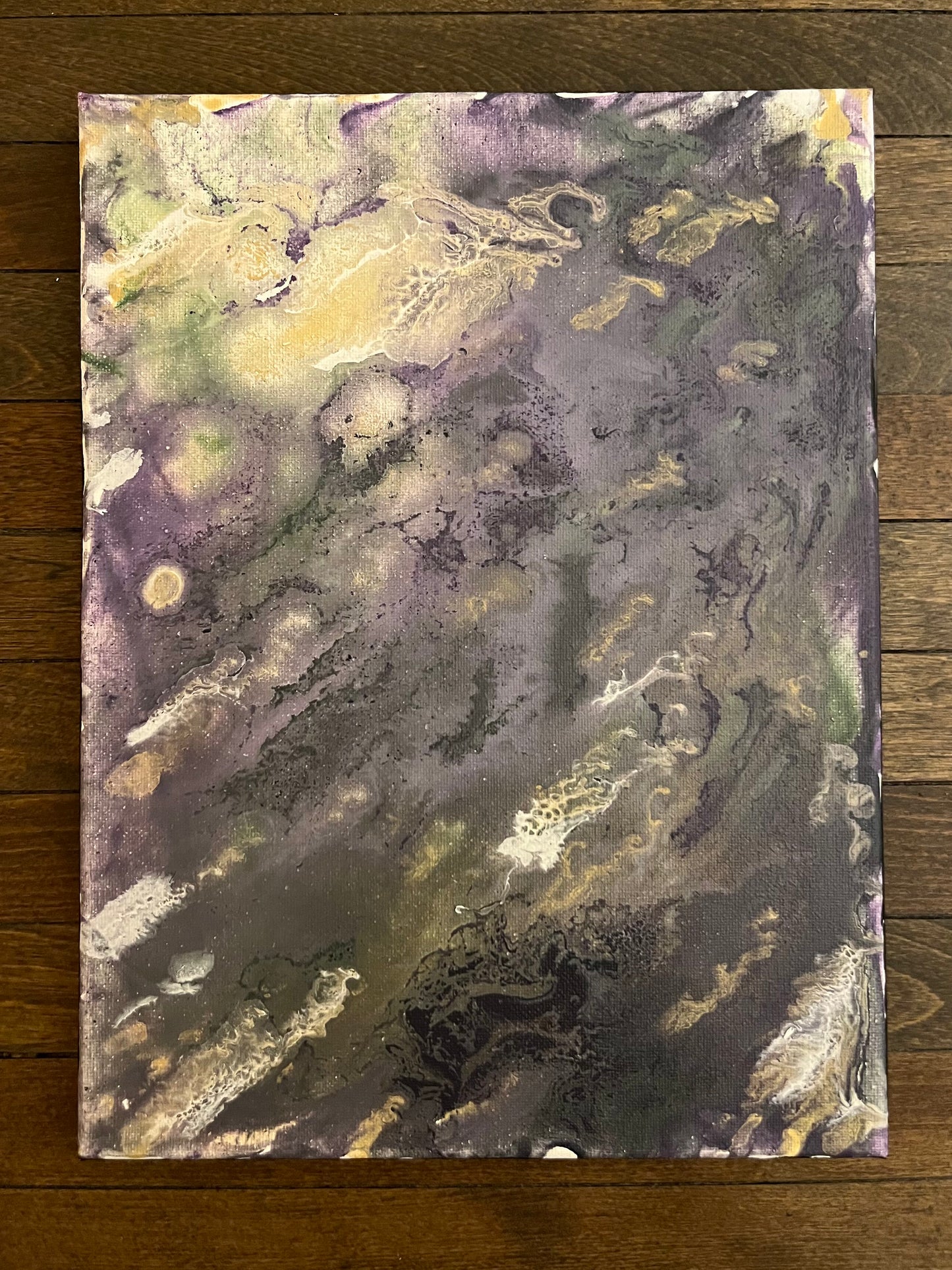 Fluorite #2 – ORIGINAL Acrylic Pouring Painting