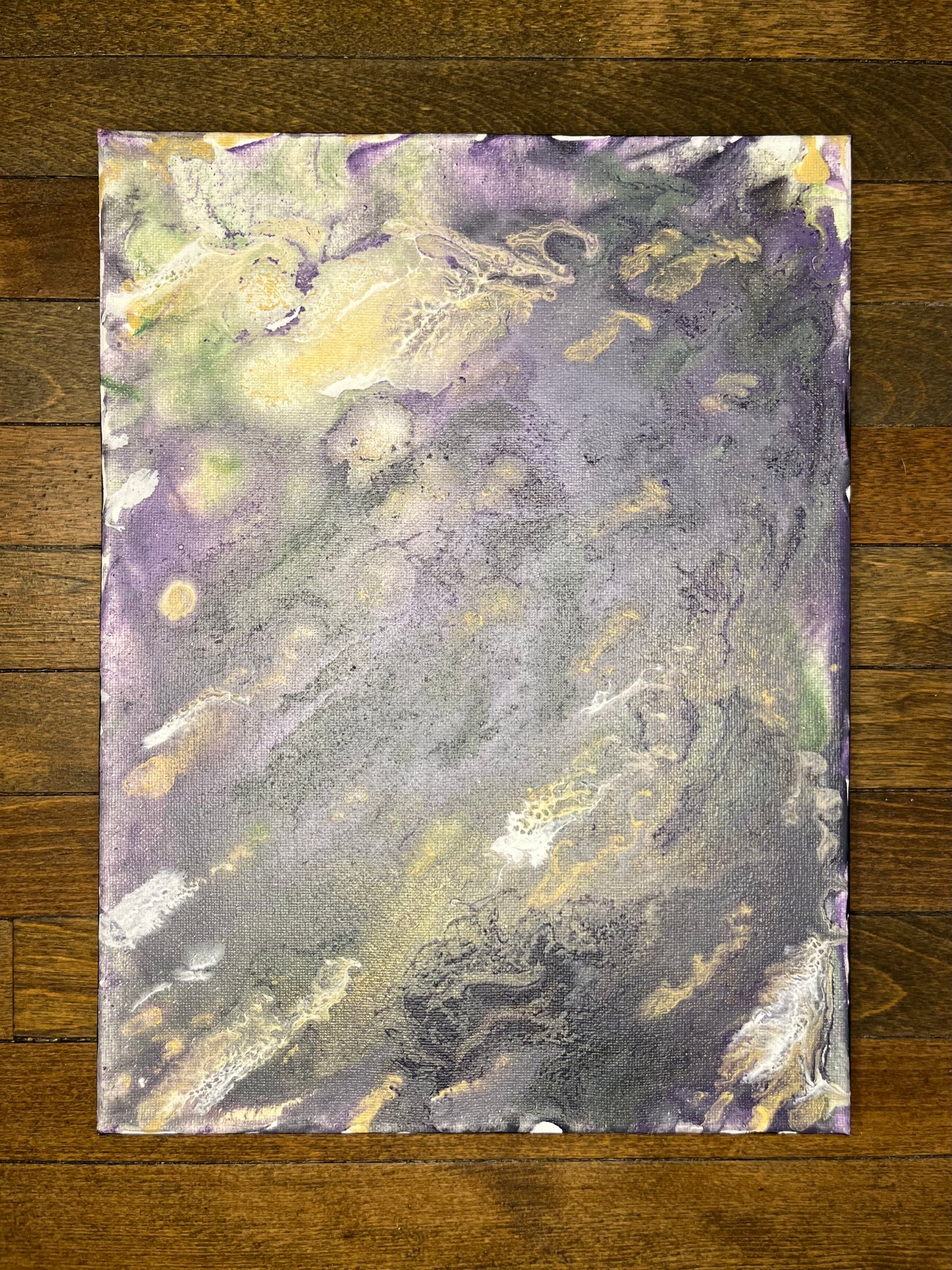 Fluorite #2 – ORIGINAL Acrylic Pouring Painting