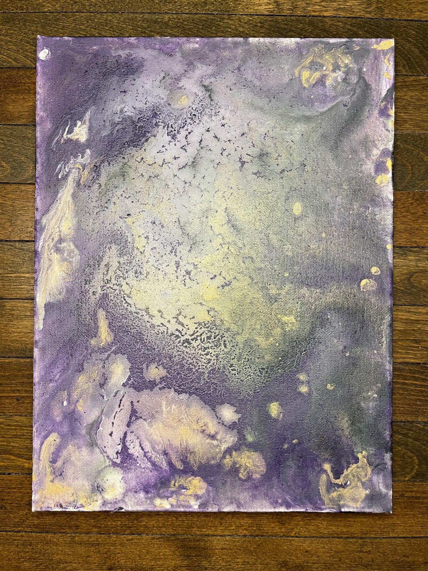 Fluorite #3 – ORIGINAL Acrylic Pouring Painting
