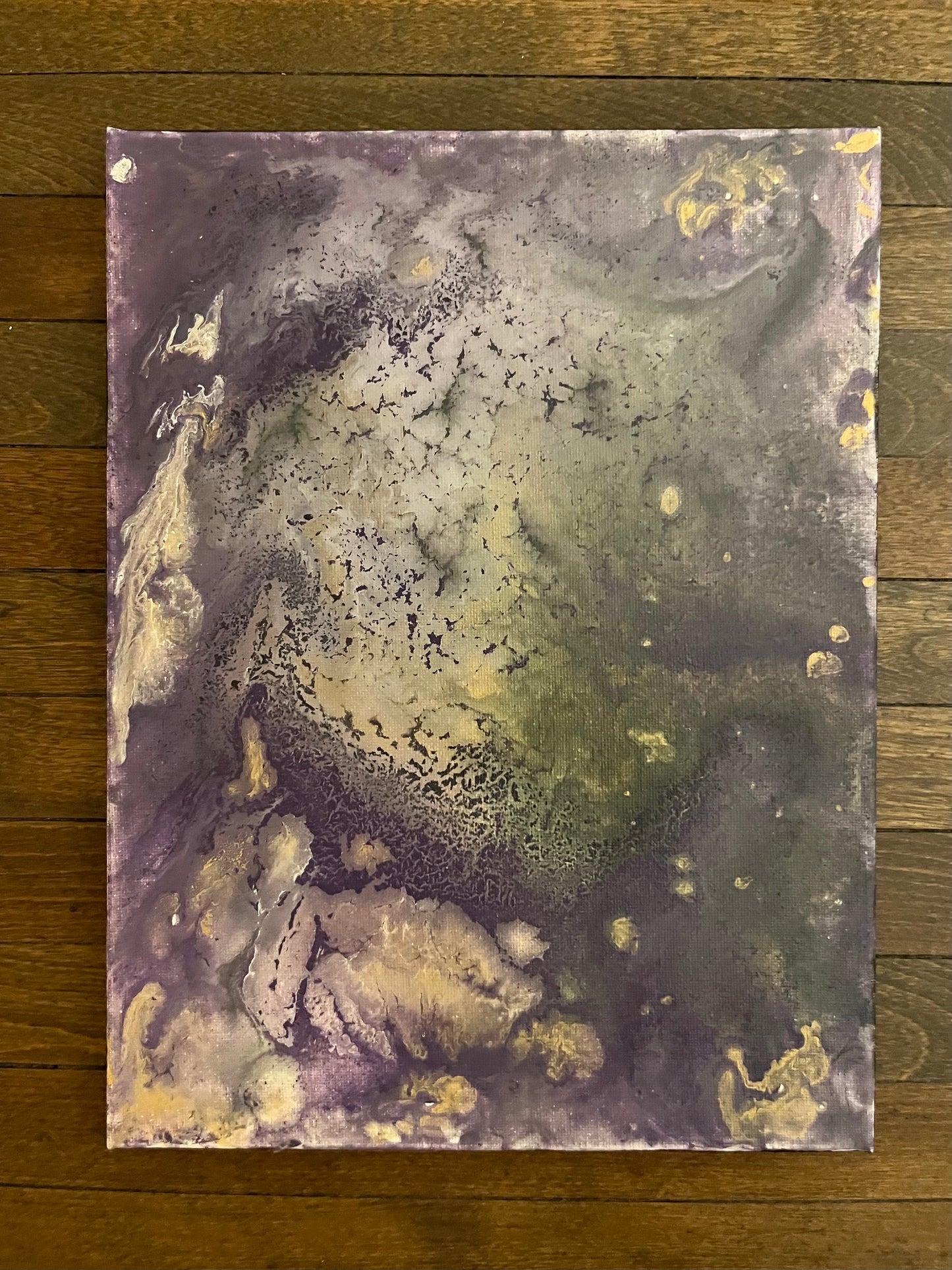 Fluorite #3 – ORIGINAL Acrylic Pouring Painting