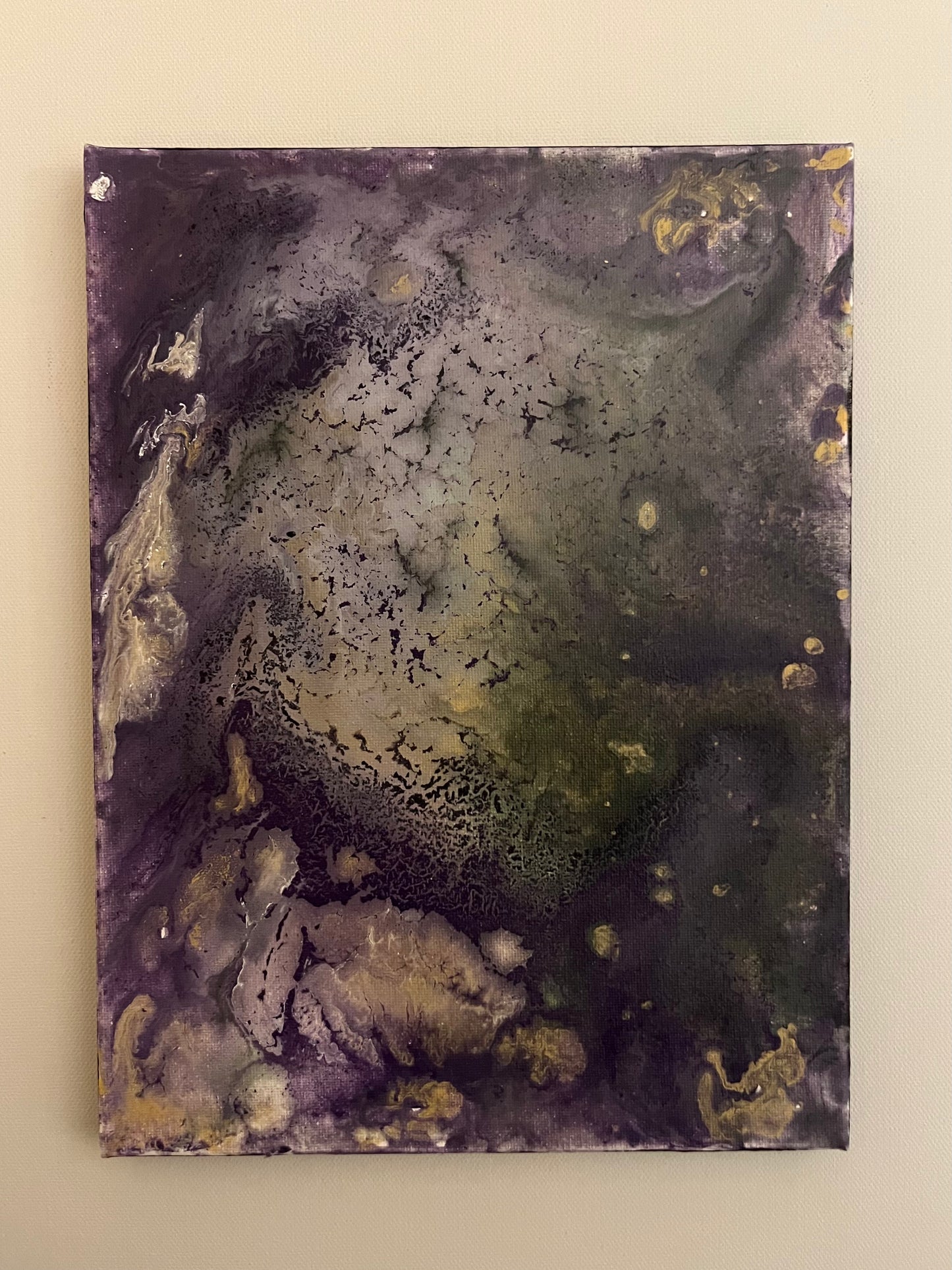 Fluorite #3 – ORIGINAL Acrylic Pouring Painting