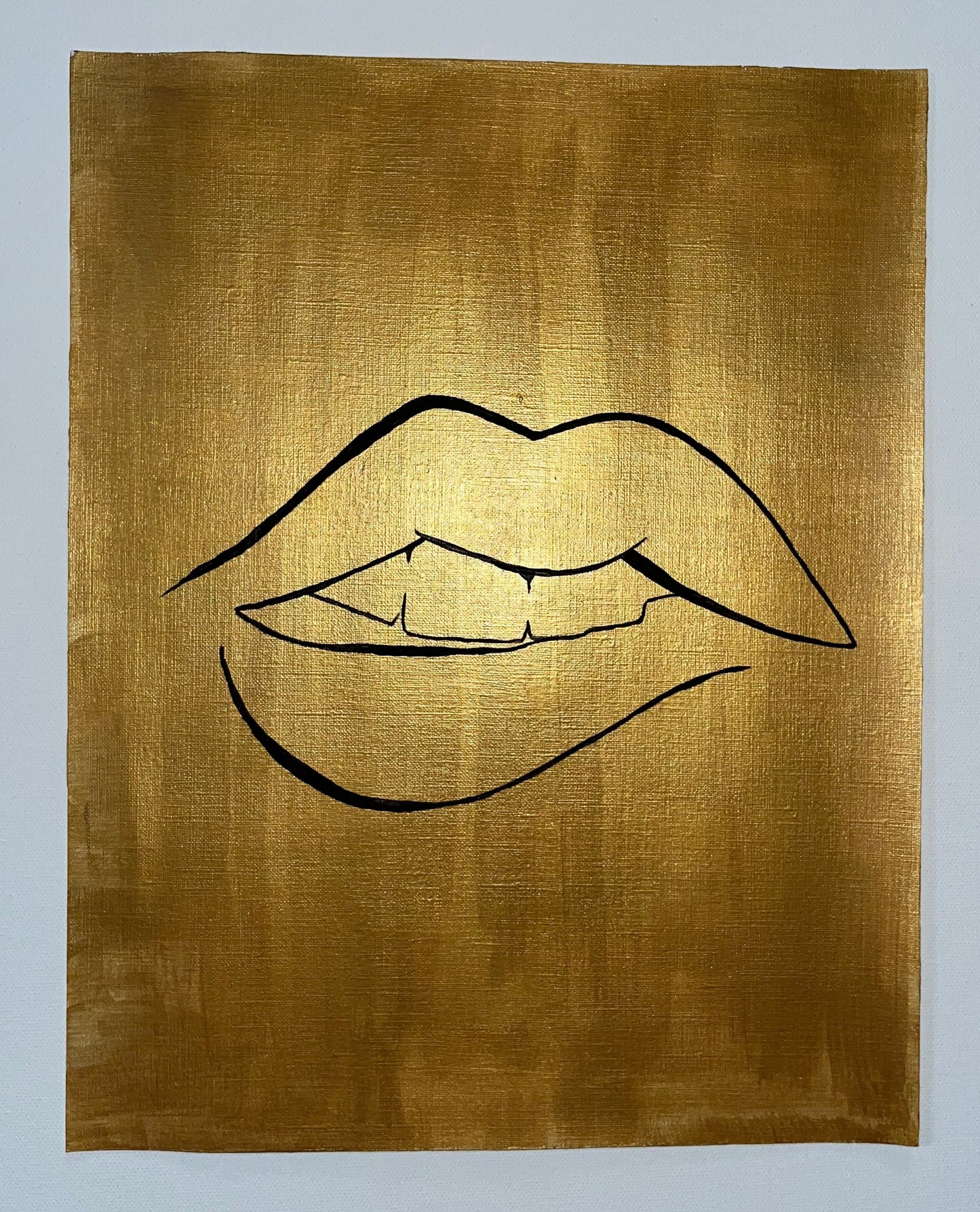 Bite of Gold – ORIGINAL Painting