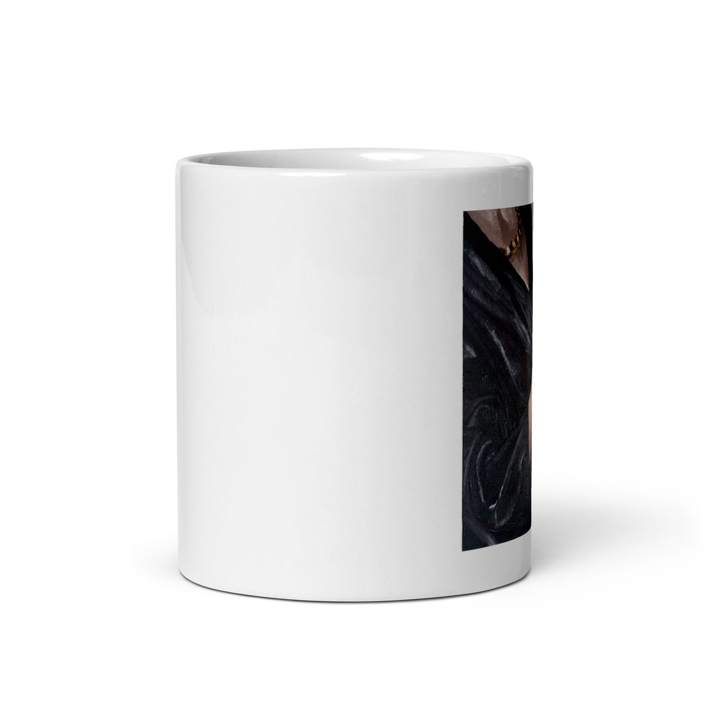 Satin Soirée – White Glossy Mug