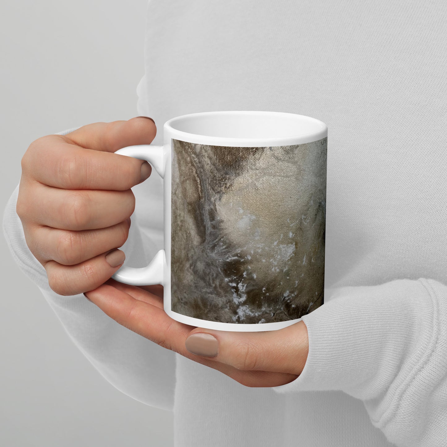 Sand #2 – White Glossy Mug