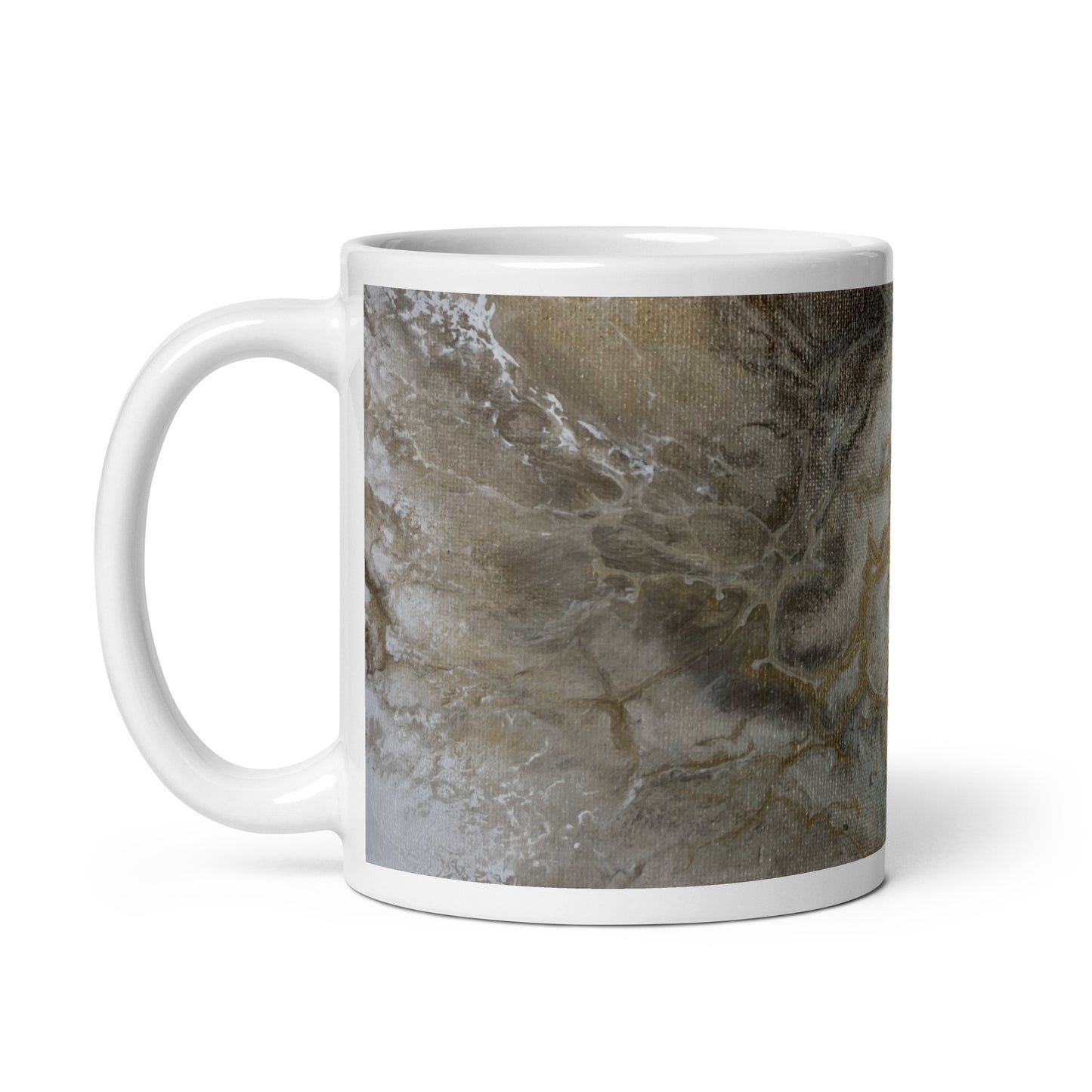 Sand #4 – White Glossy Mug