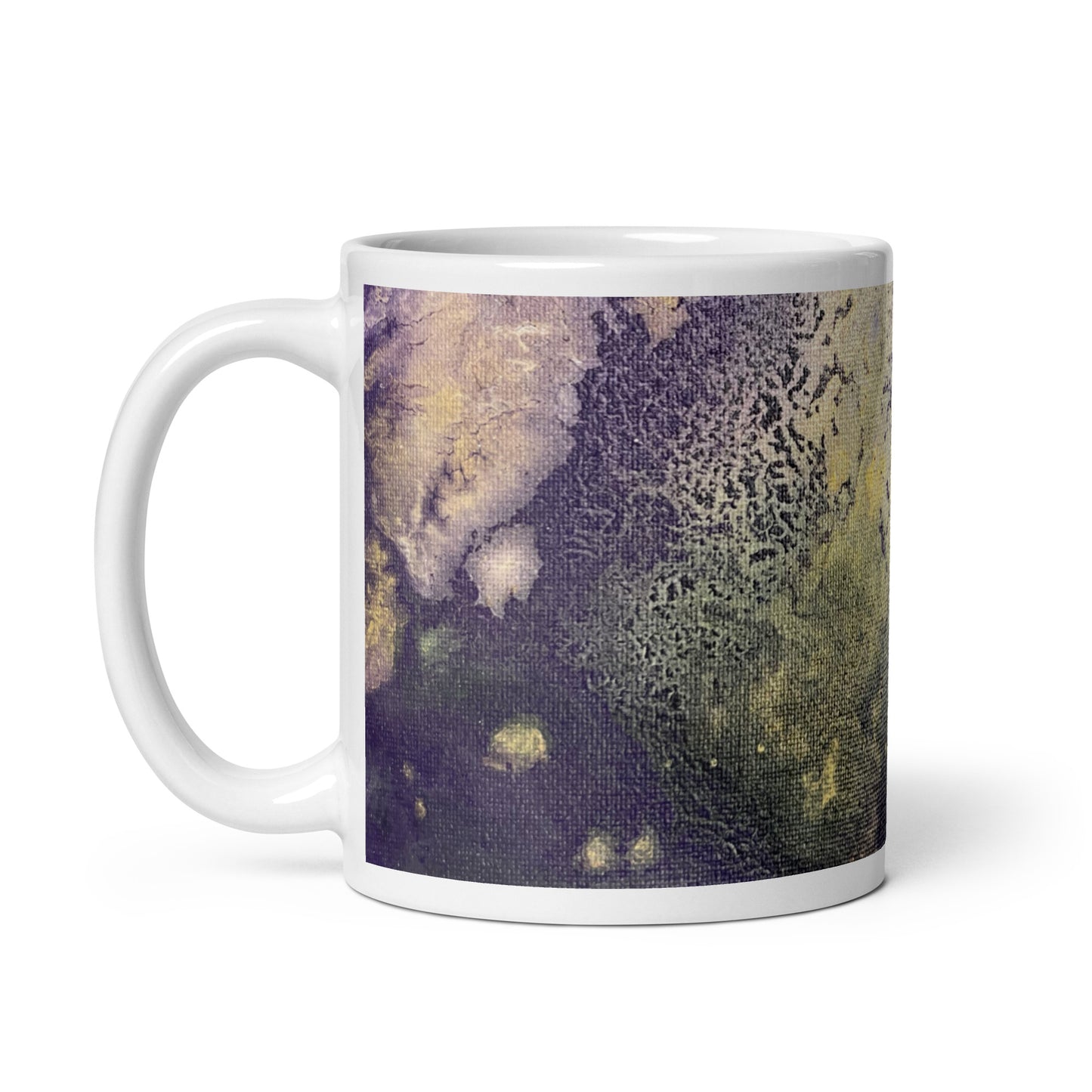 Fluorite #3 – White Glossy Mug