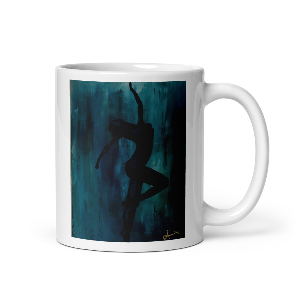 Rain Dance – White Glossy Mug