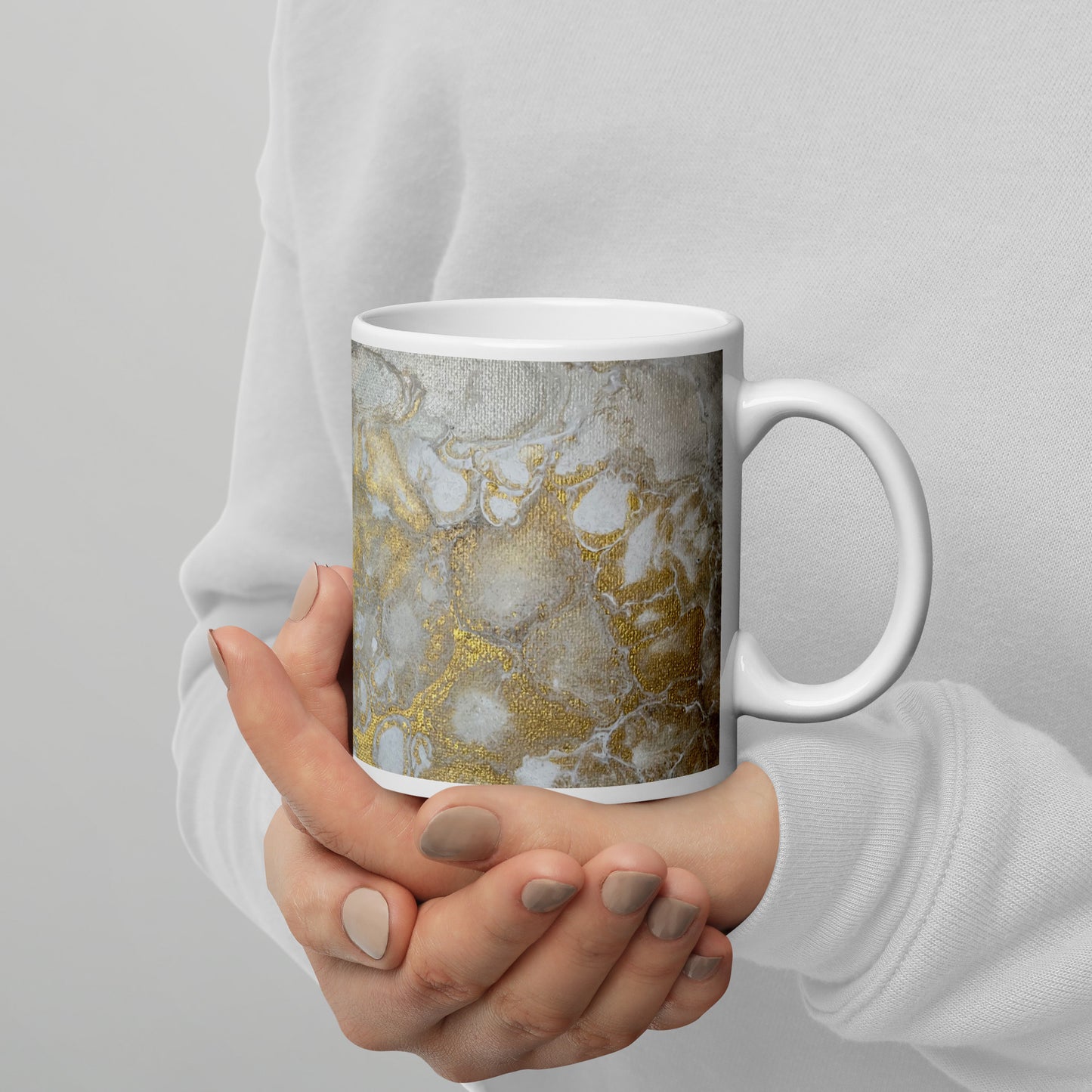 Sand #4 – White Glossy Mug