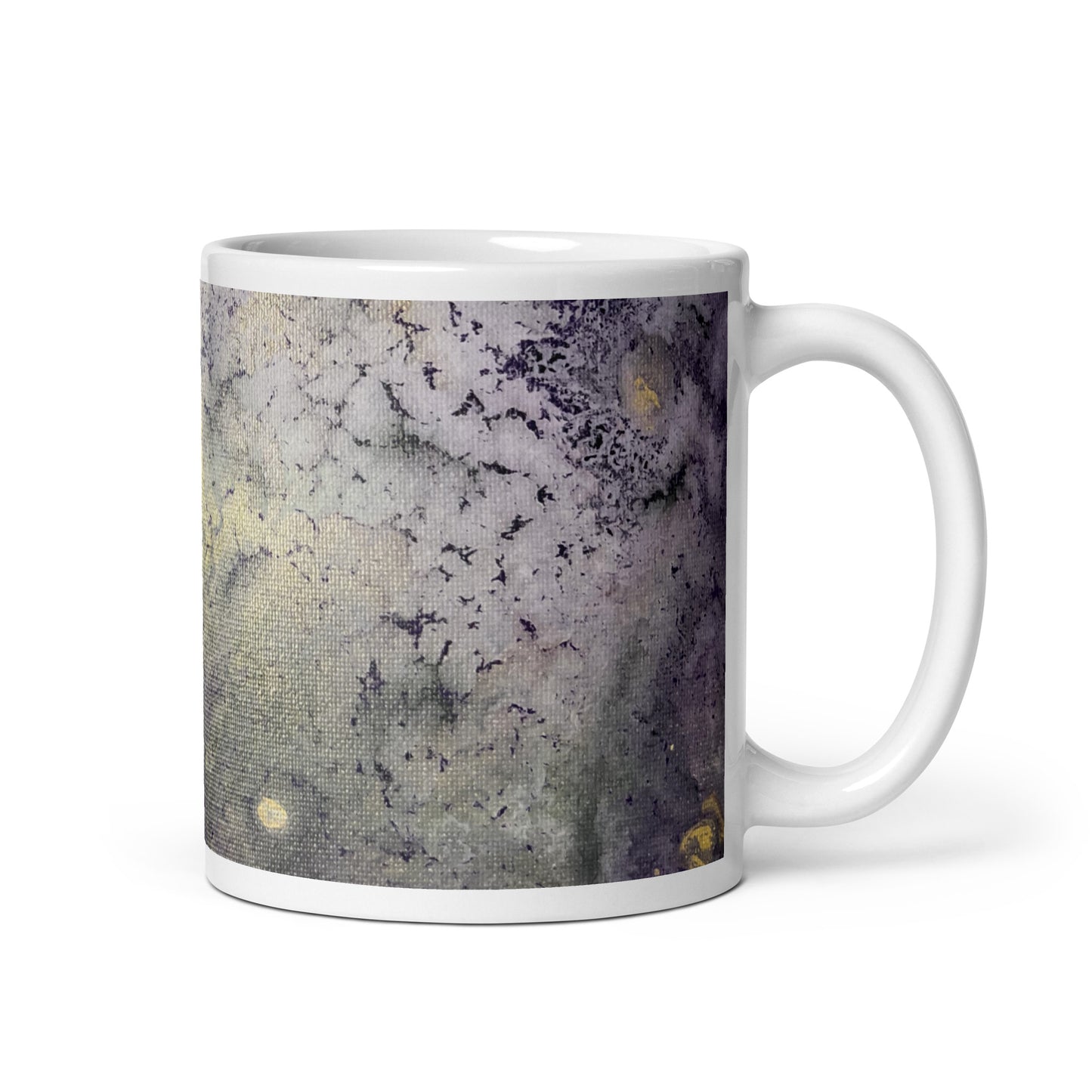 Fluorite #3 – White Glossy Mug