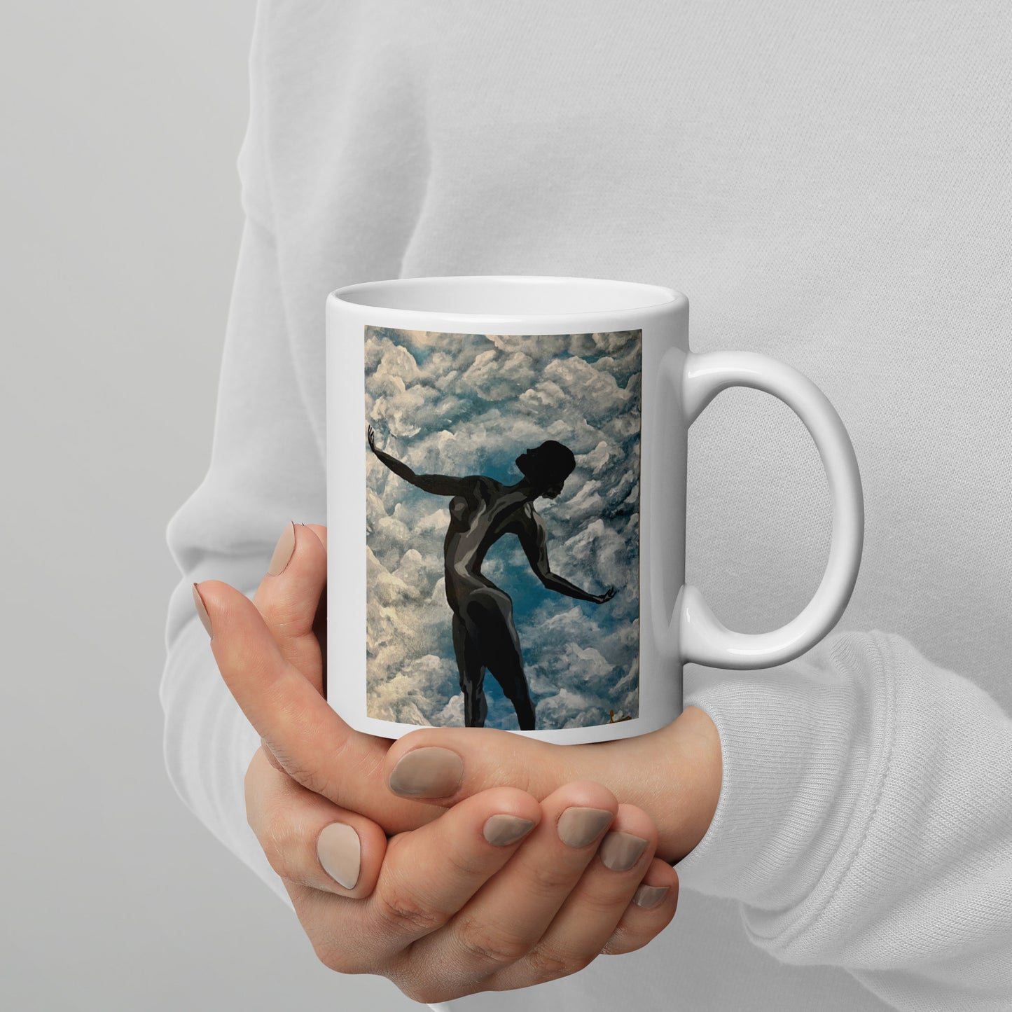 Sky Dance – White Glossy Mug