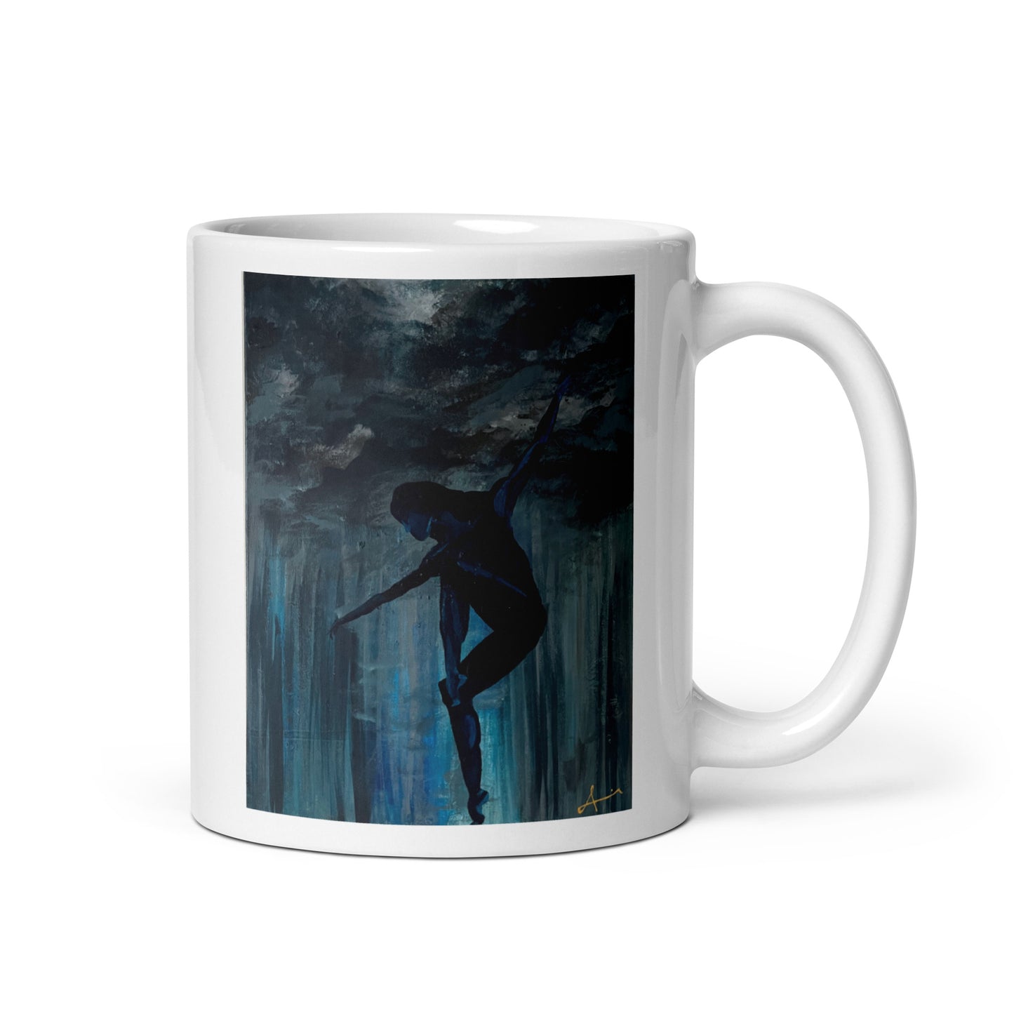 Storm Dance – White Glossy Mug