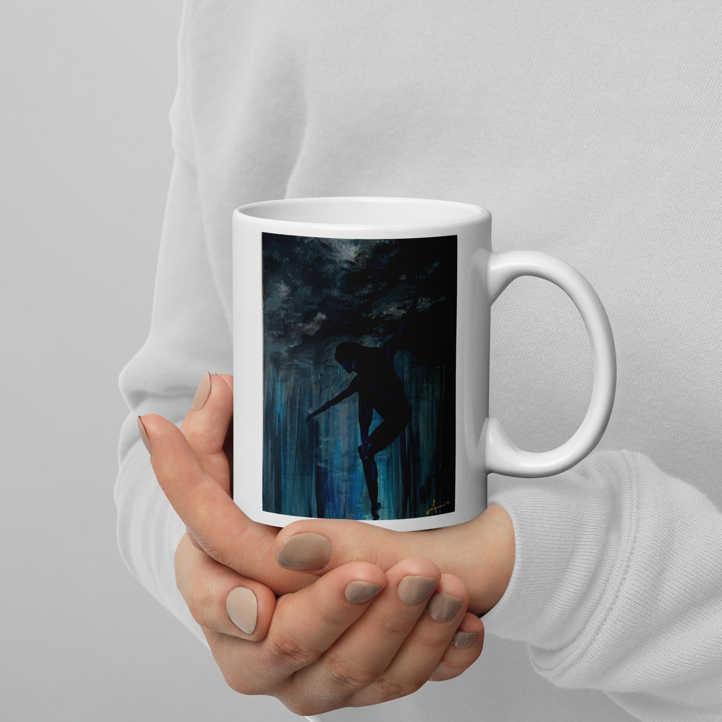 Storm Dance – White Glossy Mug