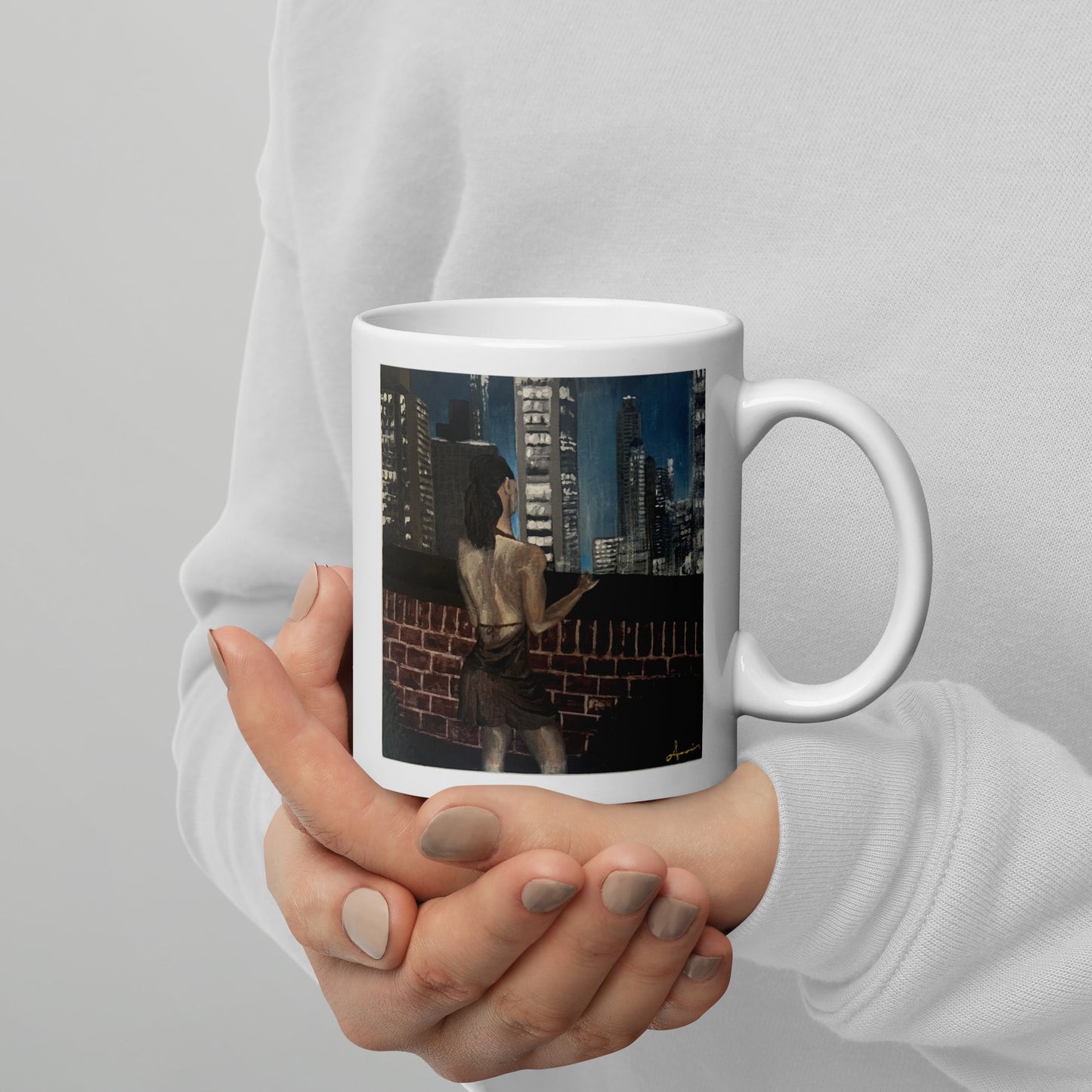 Sky High – White Glossy Mug