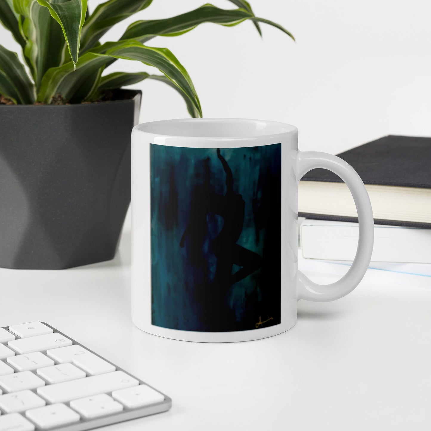 Rain Dance – White Glossy Mug