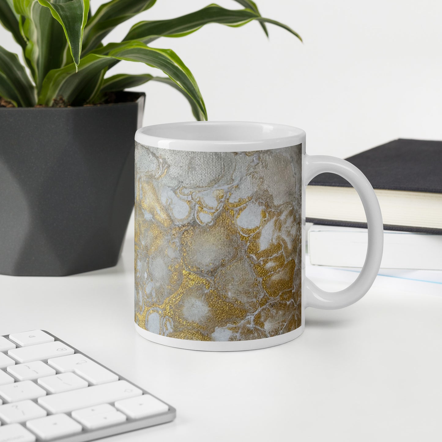 Sand #4 – White Glossy Mug