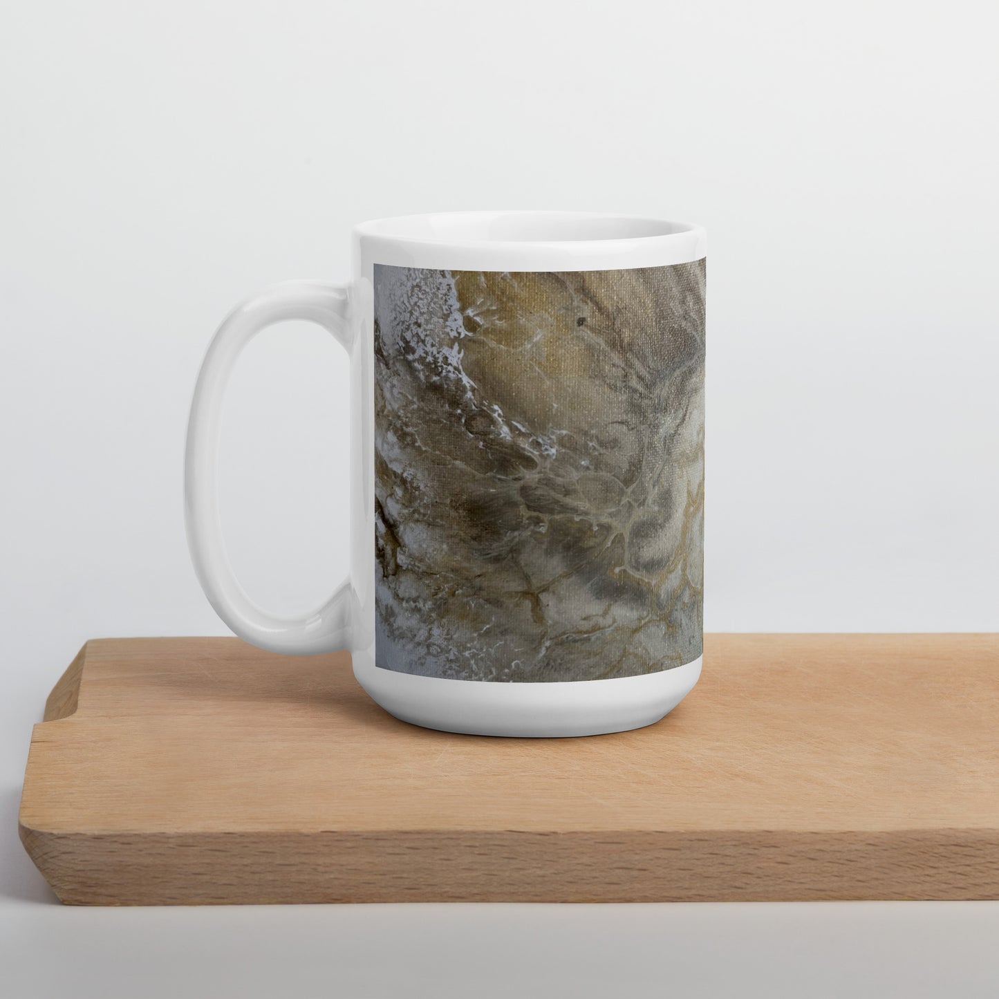 Sand #4 – White Glossy Mug