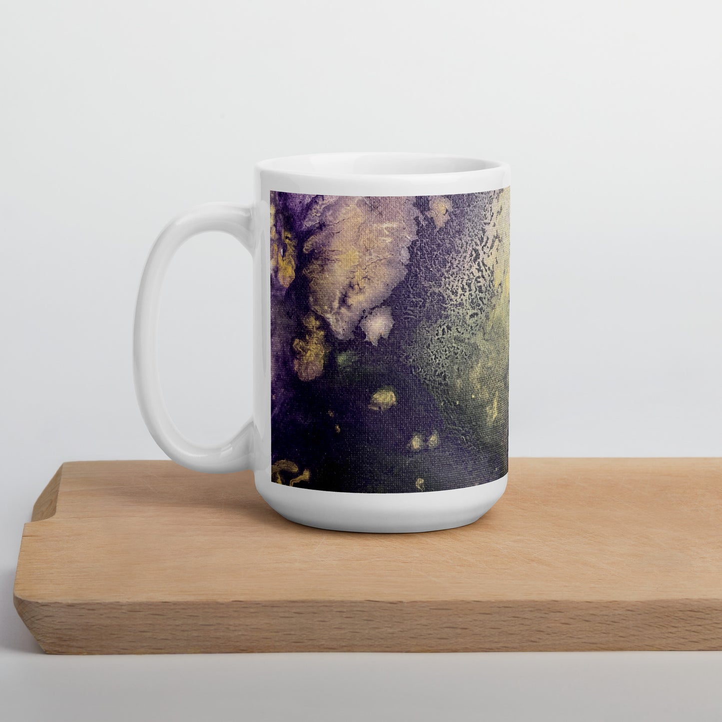 Fluorite #3 – White Glossy Mug