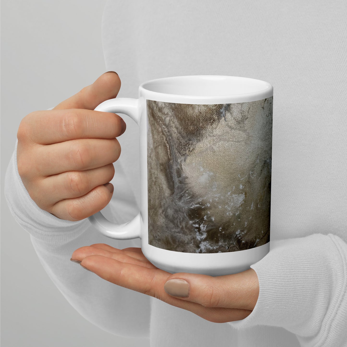 Sand #2 – White Glossy Mug