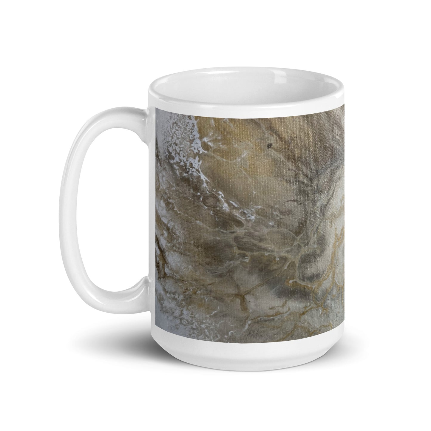 Sand #4 – White Glossy Mug