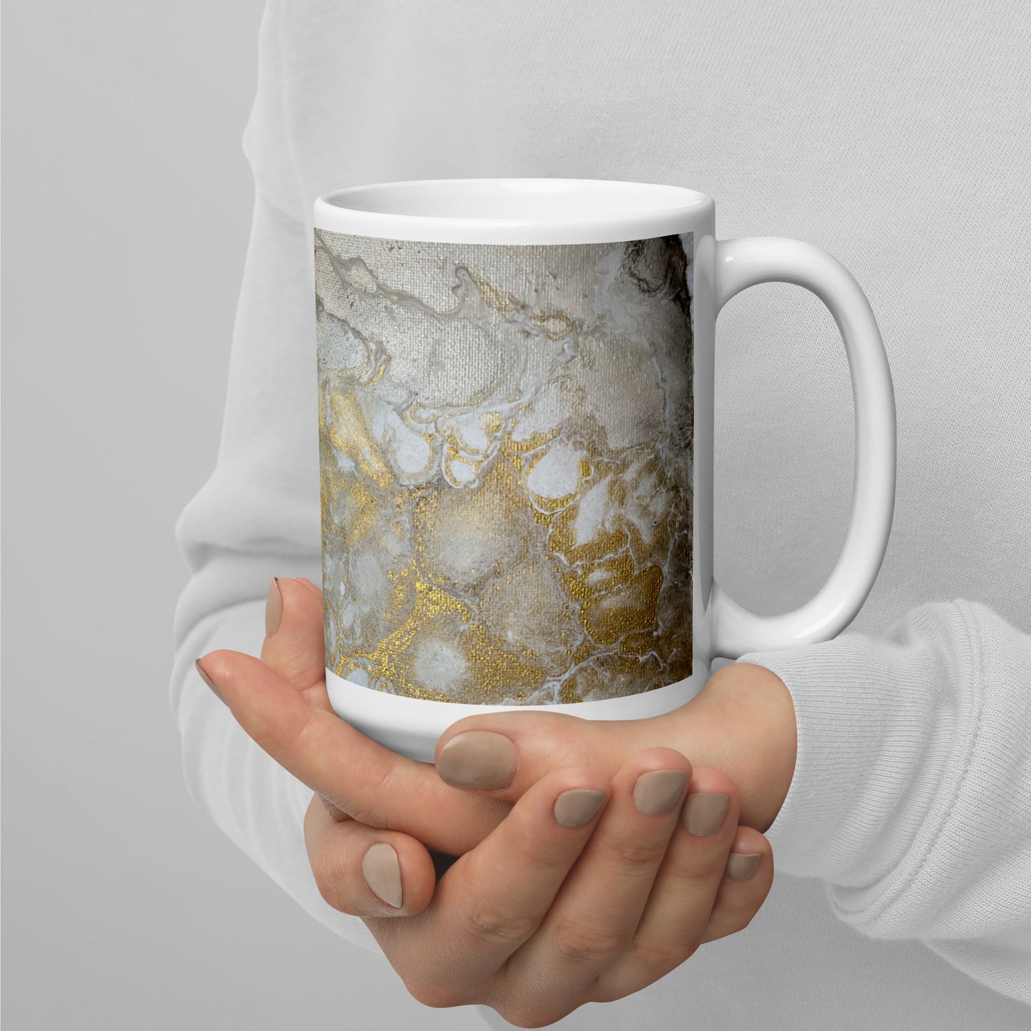 Sand #4 – White Glossy Mug