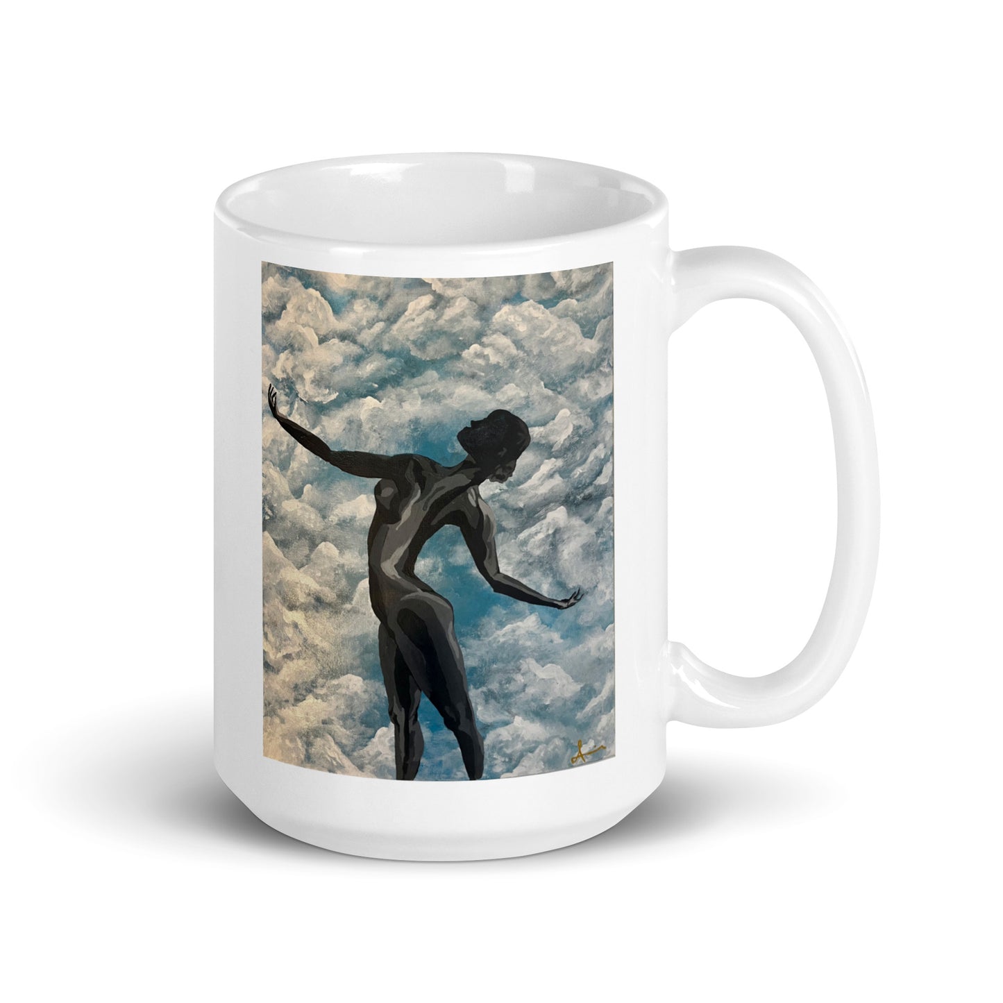 Sky Dance – White Glossy Mug