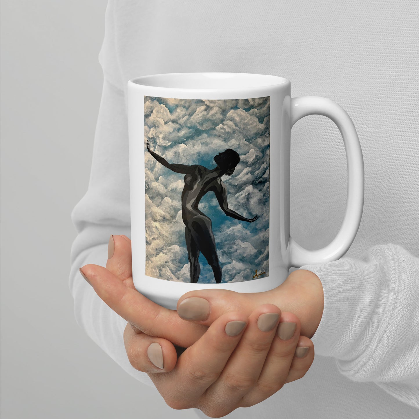 Sky Dance – White Glossy Mug