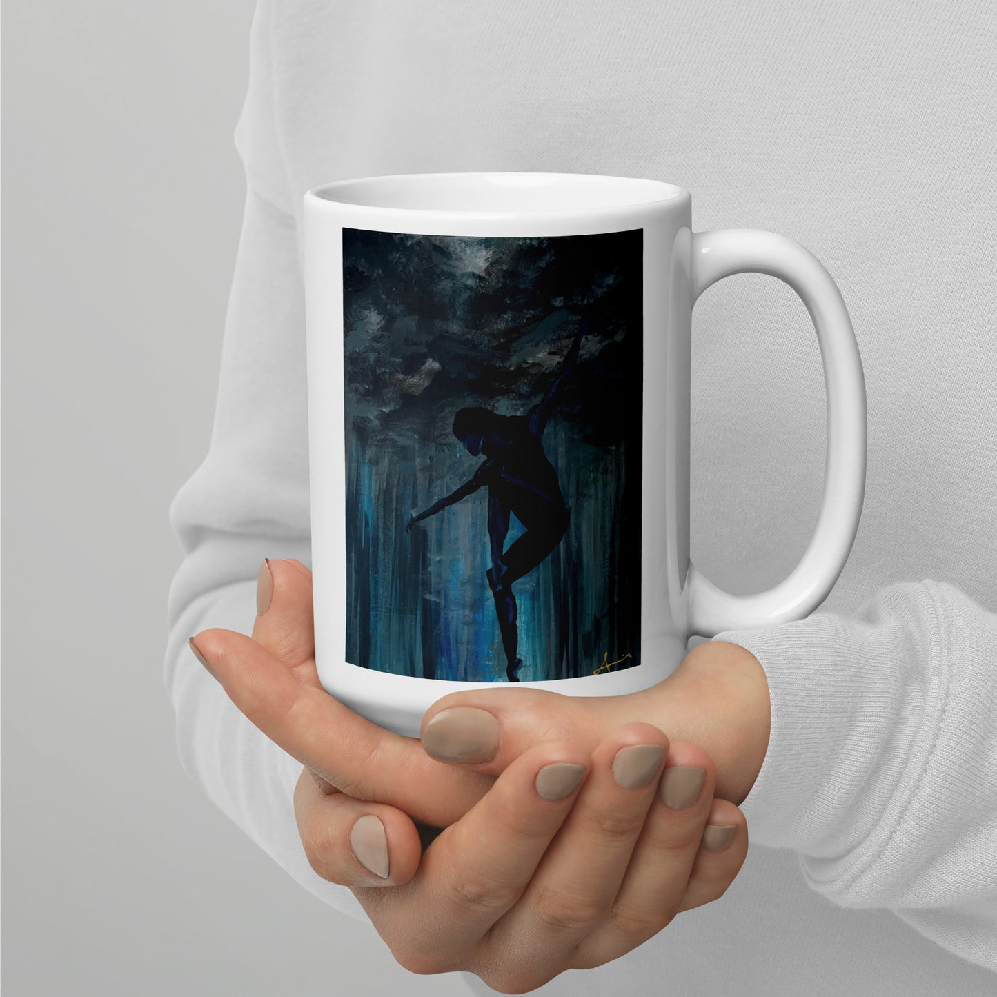 Storm Dance – White Glossy Mug