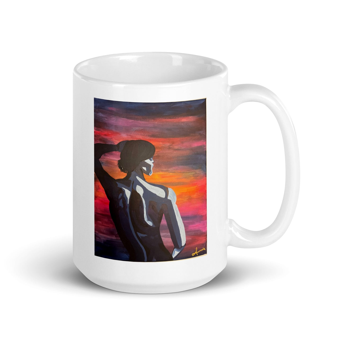 Sunrise Dance – White Glossy Mug