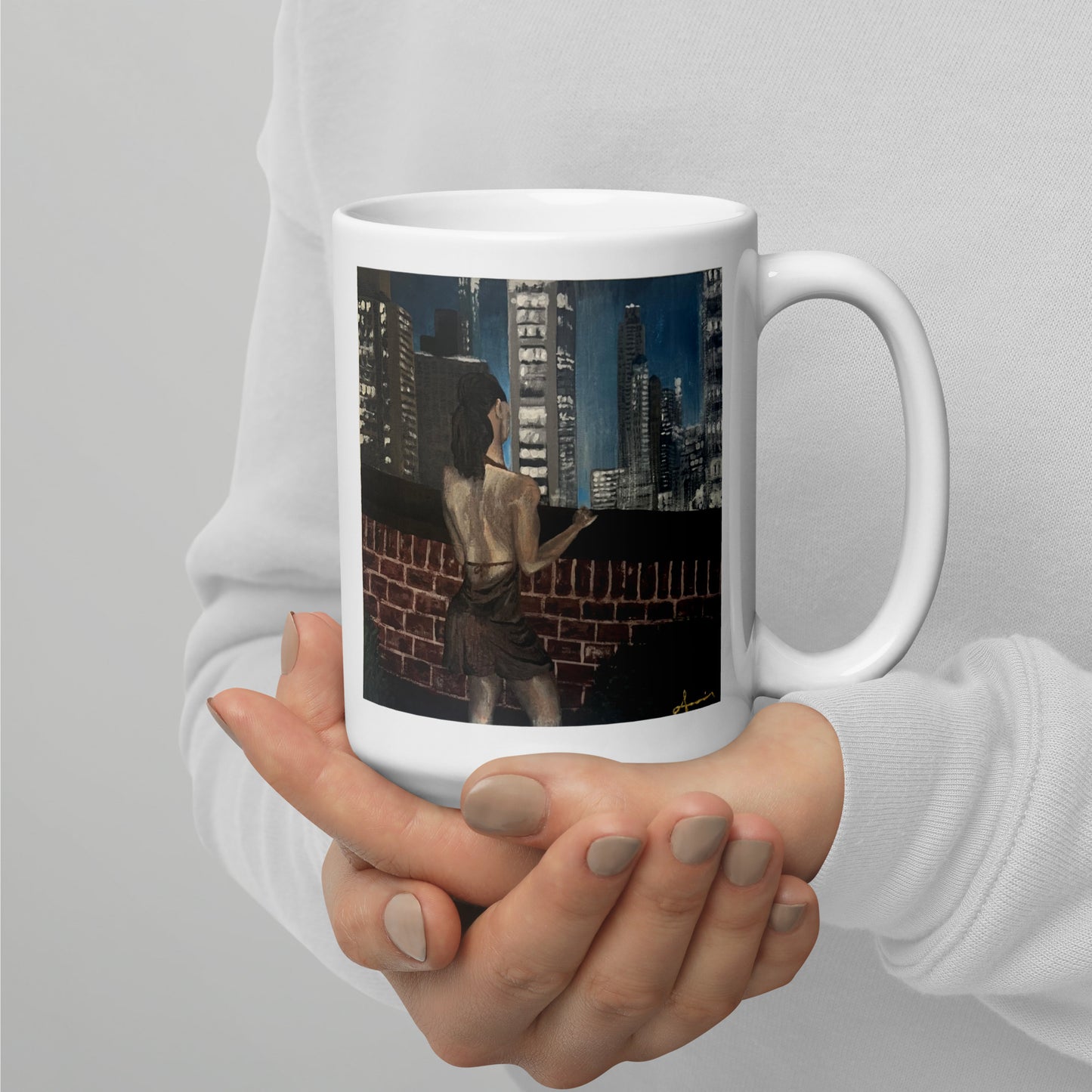 Sky High – White Glossy Mug