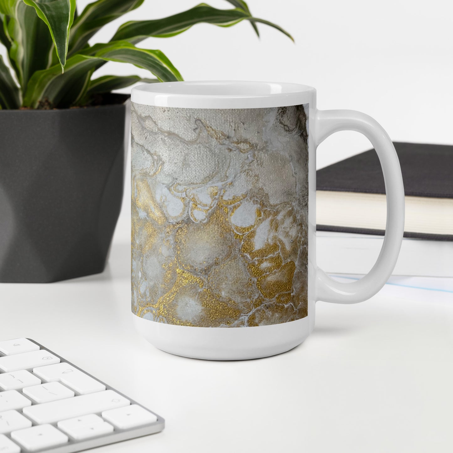 Sand #4 – White Glossy Mug