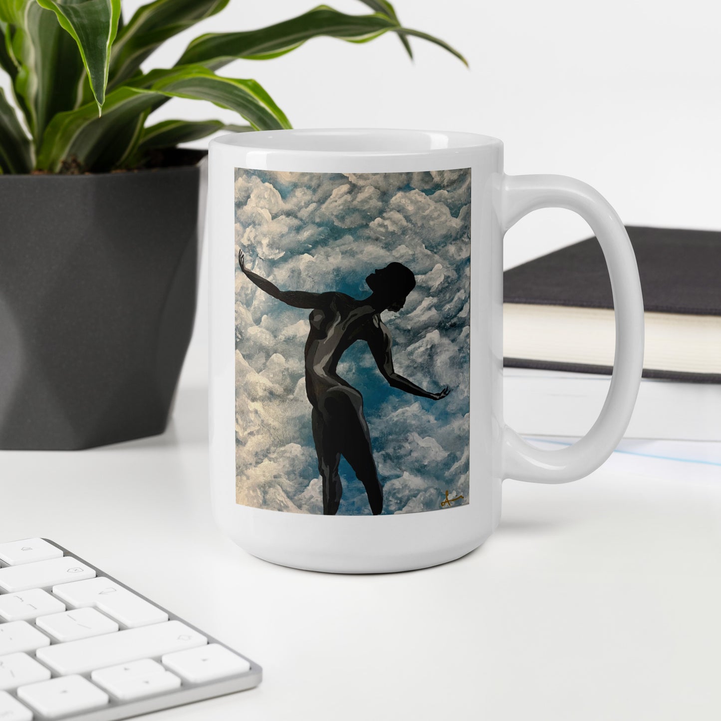 Sky Dance – White Glossy Mug